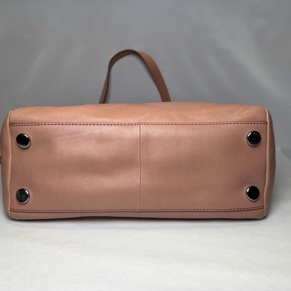 Fossil Womens Purse Sydney Shopper Candy Pink Leather 2 Strap Shoulder Tote NWT - Picture 12 of 14